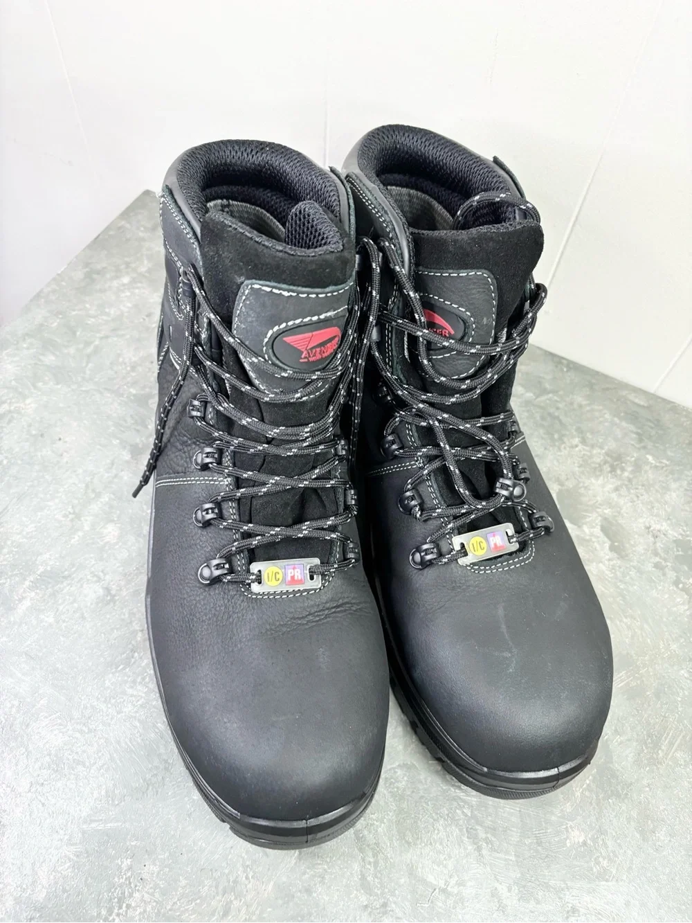 AVENGER MEN'S BLACK FOUNDATION WORK BOOTS COMPOSITE TOE size 15 new